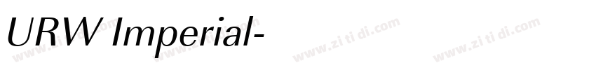URW Imperial字体转换 URW Imperial字体转换
